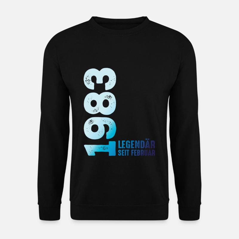 Limited Edition February 1983 Legendär Seit - Unisex Pullover - Schwarz