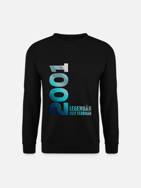 Limited Edition February 2001 Legendär Seit - Unisex Pullover - Schwarz