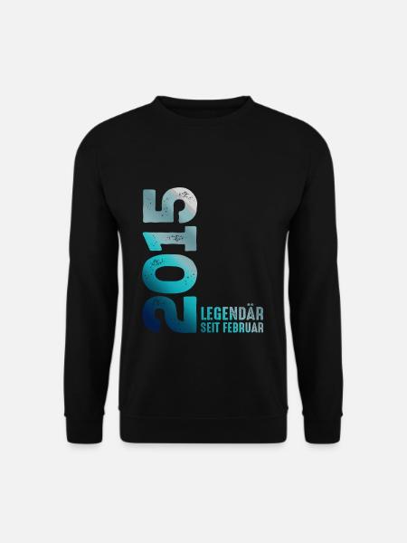 Limited Edition February 2015 Legendär Seit - Unisex Pullover - Schwarz