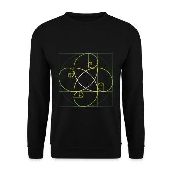 Design géométrique pour les amateurs de balises Pi - Sweat-shirt Unisexe - noir - Devant - Alina (178cm) & Michal (187cm)