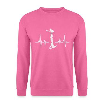 Akrobatik Turnen Herzschlag - Unisex Pullover - Pink - Vorne