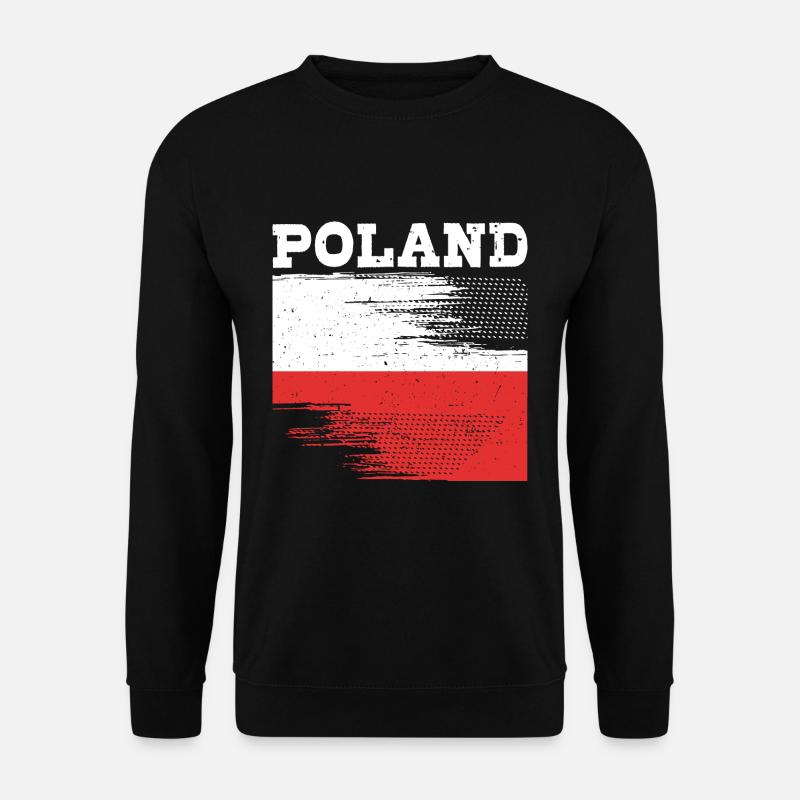 Pologne Polonais - Sweat-shirt Unisexe - noir