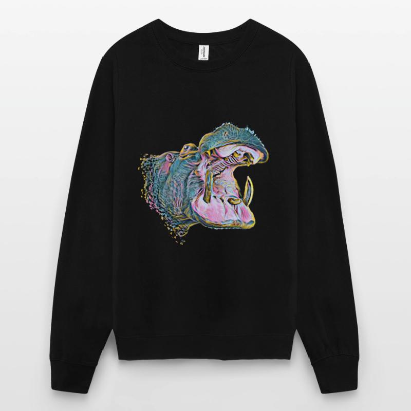 Nilpferd Unisex Pullover