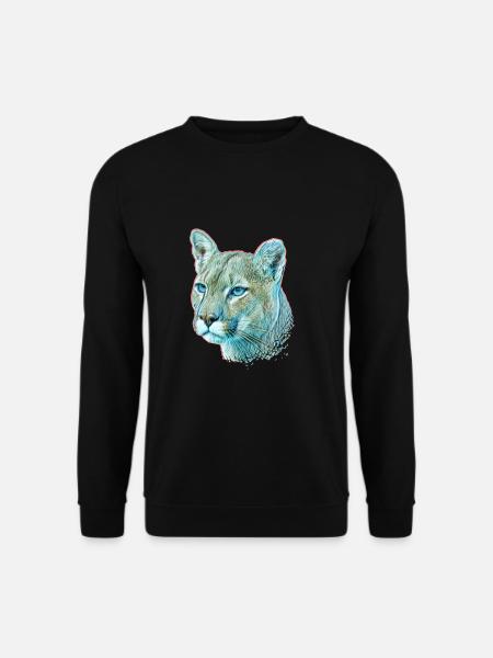 Mountain lion - Unisex Sweatshirt - black
