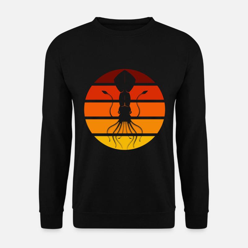 Krake - Unisex Pullover - Schwarz