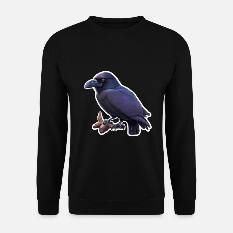 Krähe - Unisex Pullover - Schwarz