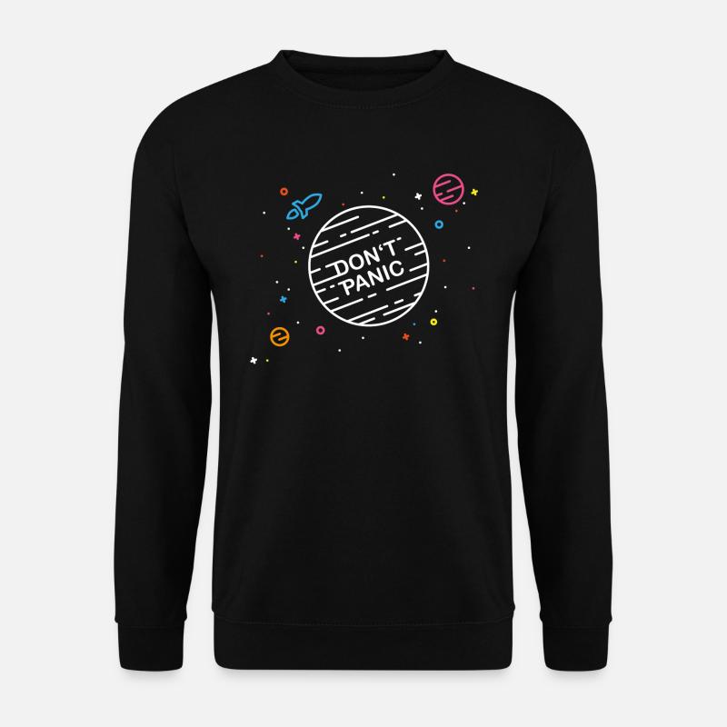Do not panic - Unisex Sweatshirt - black