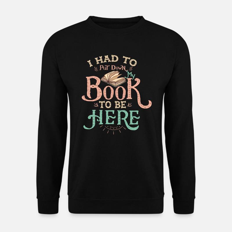 book - Unisex Sweatshirt - black