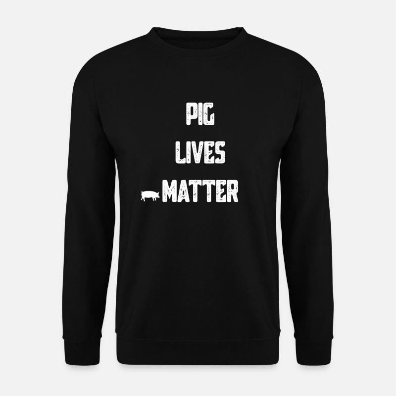 Schweine - Unisex Pullover - Schwarz