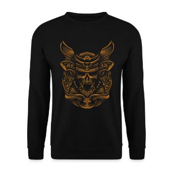 Squelette Pharaon I Crâne Anubis - Sweat-shirt Unisexe - noir - Devant - Alina (178cm) & Michal (187cm)