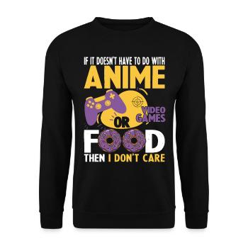 Wenn dies bei dem animierten Videospiel nicht der Fall ist, tun Sie - Unisex Pullover - Schwarz - Vorne - Alina (178cm) & Michal (187cm)
