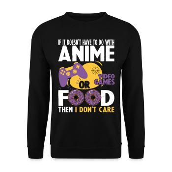 Wenn dies bei dem animierten Videospiel nicht der Fall ist, tun Sie - Unisex Pullover - Schwarz - Vorne - Alina (178cm) & Michal (187cm)