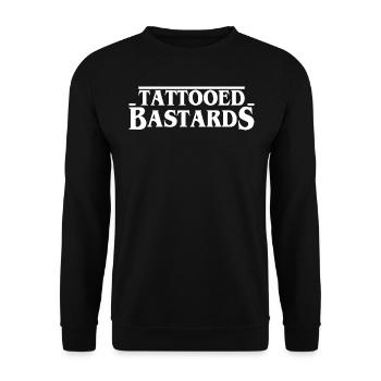 tattooed bastardsTätowiert inked Make up kosmetik - Unisex Pullover - Schwarz - Vorne - Alina (178cm) & Michal (187cm)