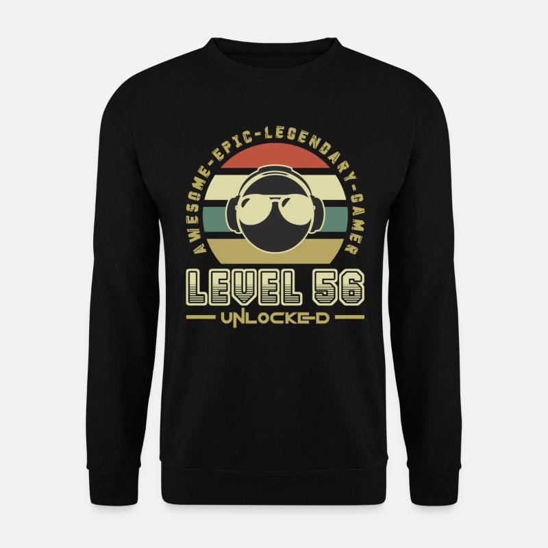 Stufe 56 - Unisex Pullover - Schwarz