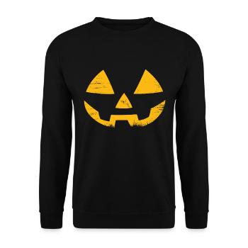 Happy halloween - Sweat-shirt Unisexe - noir - Devant - Alina (178cm) & Michal (187cm)