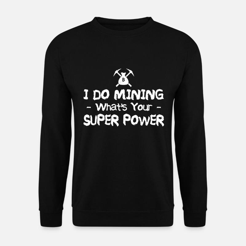 Bergbau - Unisex Pullover - Schwarz