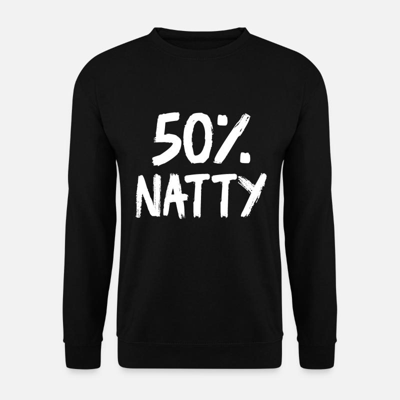 50% Natty - Unisex Sweatshirt - black