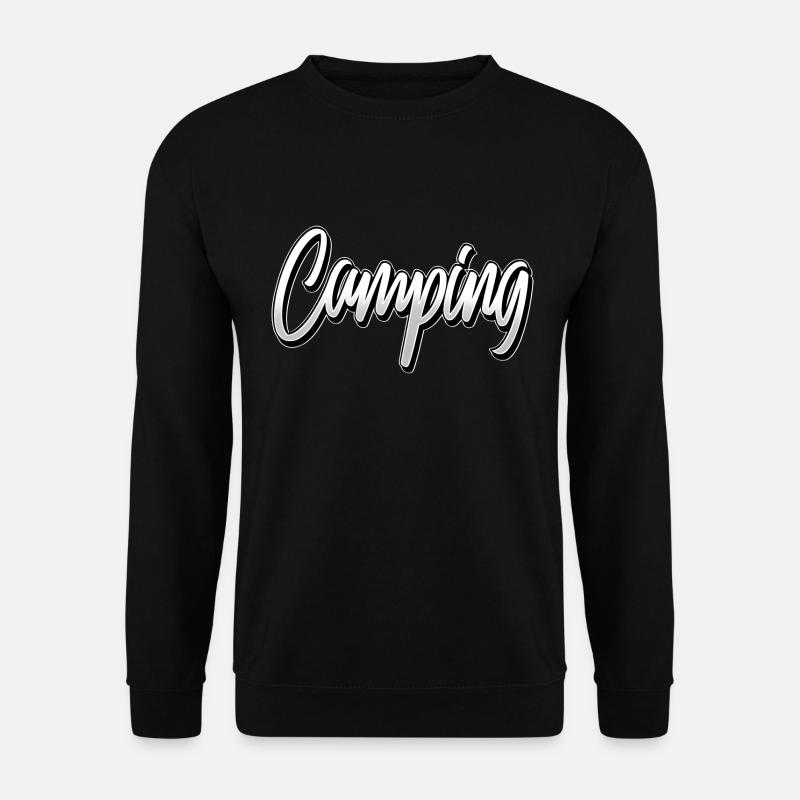 Camping - Unisex Sweatshirt - black