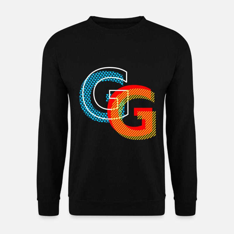 Letter G - Unisex Sweatshirt - black