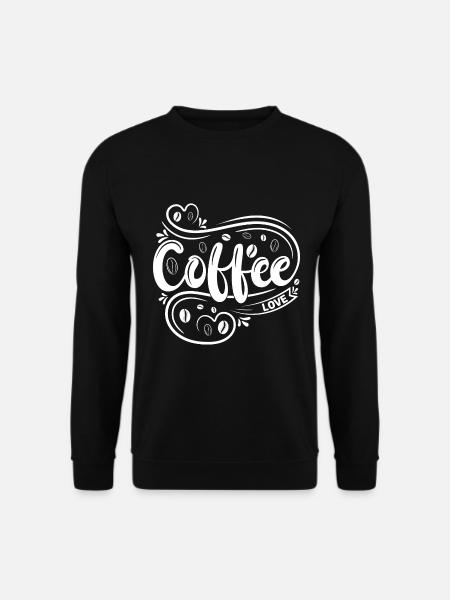 Coffee Love - Unisex Pullover - Schwarz