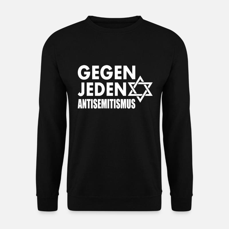 Gegen jeden antisemitismus - Unisex Pullover - Schwarz