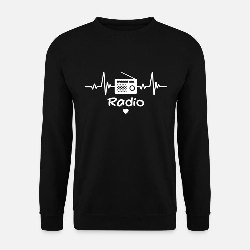 Radio-Herzschlag - Unisex Pullover - Schwarz
