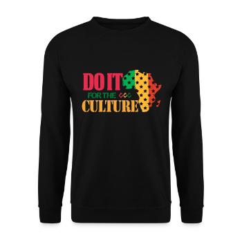 Black History Month Black History - Unisex Sweatshirt - black - Front - Alina (178cm) & Michal (187cm)