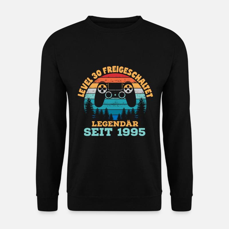 Level 30 Freigeschaltet – Legendär seit 1995 - Unisex Pullover - Schwarz