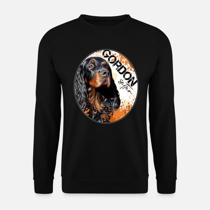 Gordon Setter Splash - Sweat-shirt Unisexe - noir