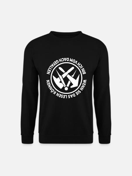 Dachdecker Meister Dach Handwerker - Unisex Pullover - Schwarz