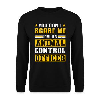 Animal Control Officer Animal Rescue - Unisex Sweatshirt - black - Front - Alina (178cm) & Michal (187cm)
