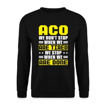 Animal Control Officer Animal Welfare - Unisex Sweatshirt - black - Front - Alina (178cm) & Michal (187cm)