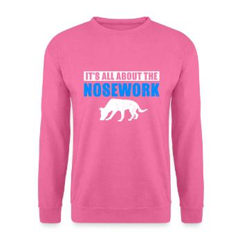 Polizeihund Nosework Spürhund - Unisex Pullover - Pink - Vorne