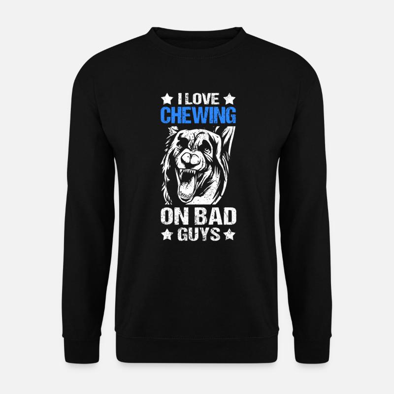 Polizeihund Polizei Schäferhund - Unisex Pullover - Schwarz