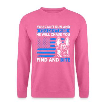 Polizei Schäferhund Polizeihund - Unisex Pullover - Pink - Vorne