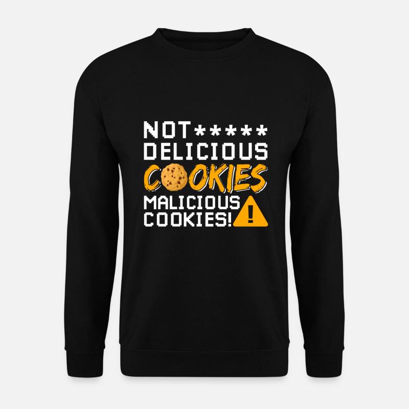 Cyber Security Cookies - Unisex Pullover - Schwarz