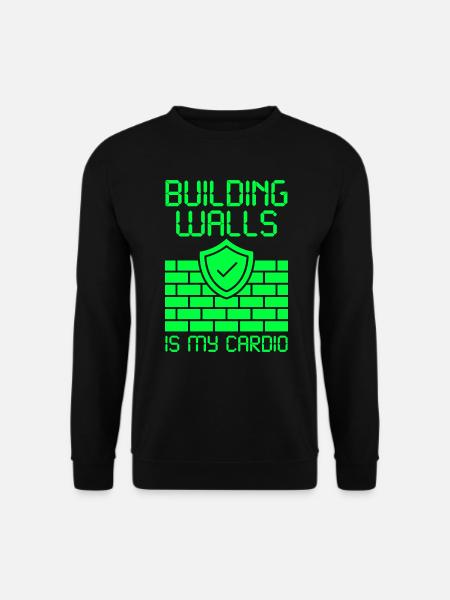 Cyber Security Firewall Computer - Unisex Pullover - Schwarz