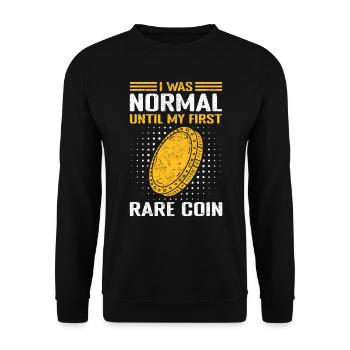 Les collectionneurs de pièces de monnaie Numismatique collectent des pièces - Sweat-shirt Unisexe - noir - Devant - Alina (178cm) & Michal (187cm)