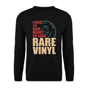 Disque Collector Retro Vinyl - Sweat-shirt Unisexe - noir - Devant - Alina (178cm) & Michal (187cm)