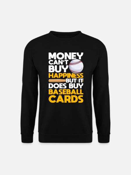 Baseball Karten Sammelkarten - Unisex Pullover - Schwarz