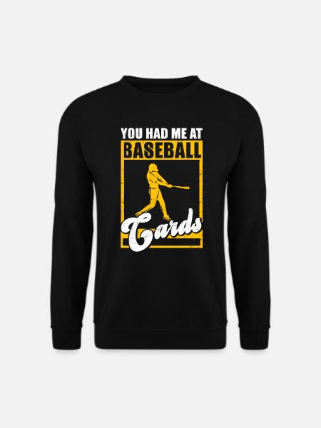 Baseball Karten Sammlung - Unisex Pullover - Schwarz