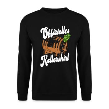 Winzer Weinkeller Weinbauer Weinberg - Unisex Pullover - Schwarz - Vorne - Alina (178cm) & Michal (187cm)