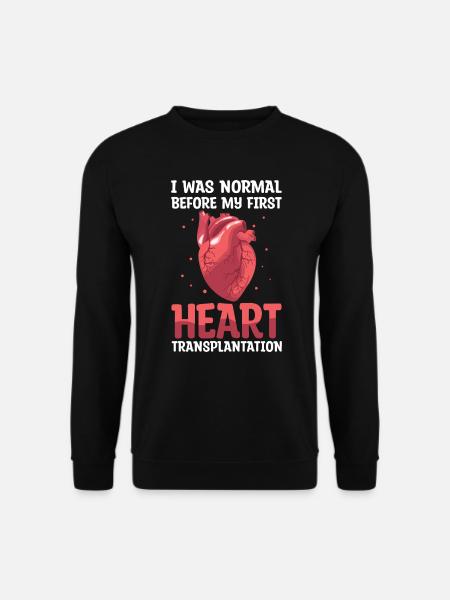 Herz OP Herztransplantation - Unisex Pullover - Schwarz