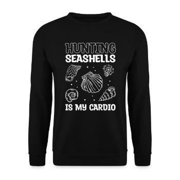Shell & Shell Collection - Unisex Sweatshirt - black - Front - Alina (178cm) & Michal (187cm)