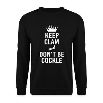 Collectionner des coquillages amusants - Sweat-shirt Unisexe - noir - Devant - Alina (178cm) & Michal (187cm)