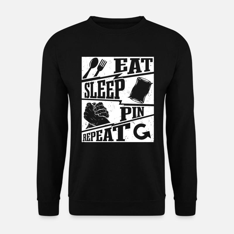 Armdrücken Armwrestling Armdrücker - Unisex Pullover - Schwarz