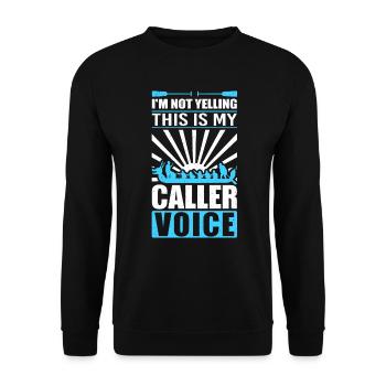Dragon Boat Caller Voice Dragonboat - Unisex Sweatshirt - black - Front - Alina (178cm) & Michal (187cm)