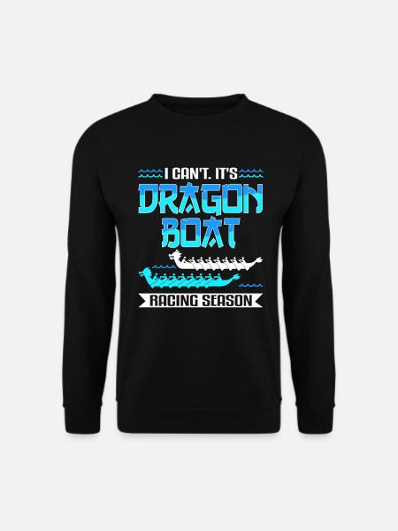 Drachenboot Lustig & Dragonboat Paddeln - Unisex Pullover - Schwarz