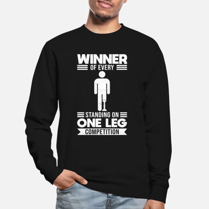 Prothèse de jambe Prothèse d’amputation de jambe Sweat-shirt Unisexe