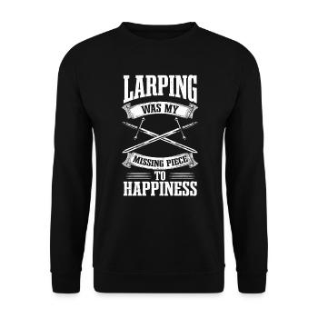 Jeu de rôle Fantasy RPG LARP - Sweat-shirt Unisexe - noir - Devant - Alina (178cm) & Michal (187cm)